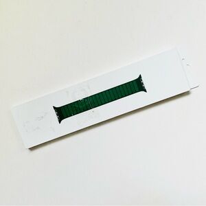 EMPTY BOX Apple Watch Sequoia Green Leather 45mm Link S/M — BOX ONLY